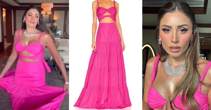 دينا الشربيني وفستانها