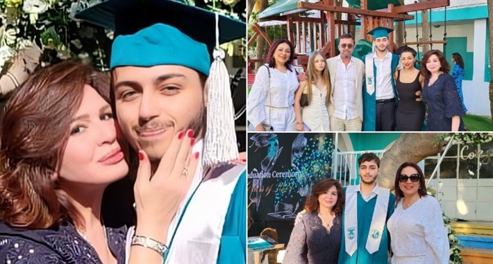 إلهام شاهين وابن شقيقتها