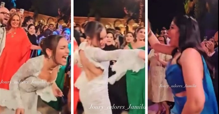 من حفل زفاف جميلة عوض