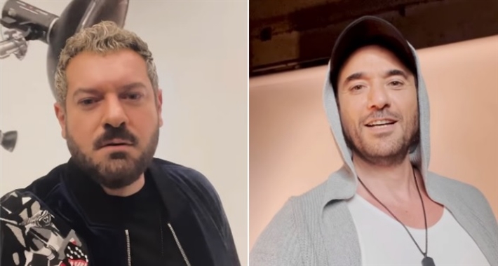 أحمد عز وعمرو يوسف يروجان للجزء الثالث من فيلم ولاد رزق