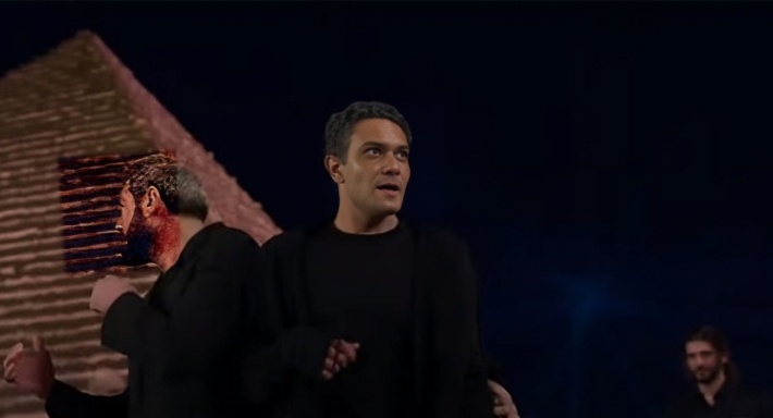 آسر ياسين في مشهد من ولاد رزق 3