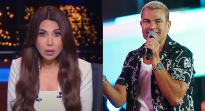 عمرو دياب وأميرة بدر