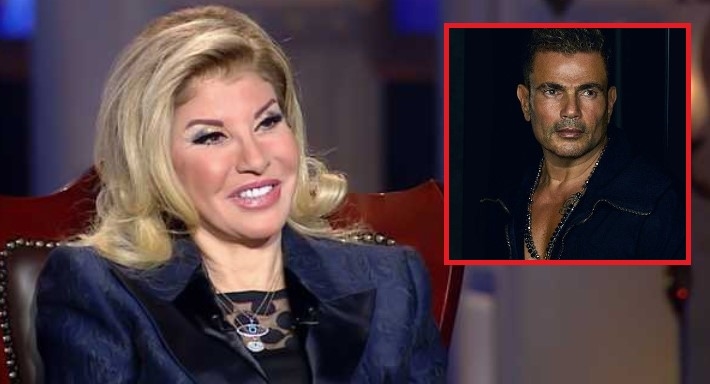 هالة سرحان وعمرو دياب