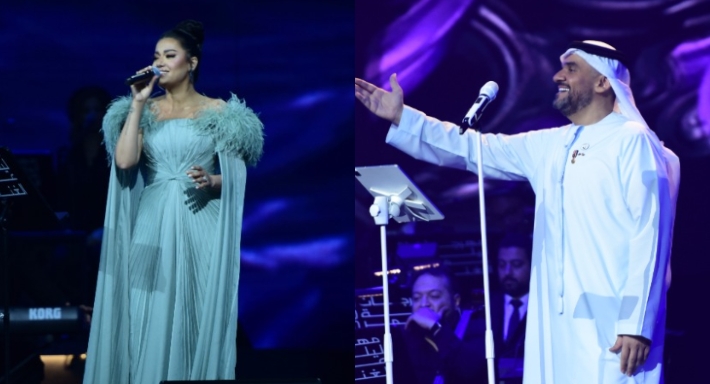 حسين الجسمي ورحمة رياض