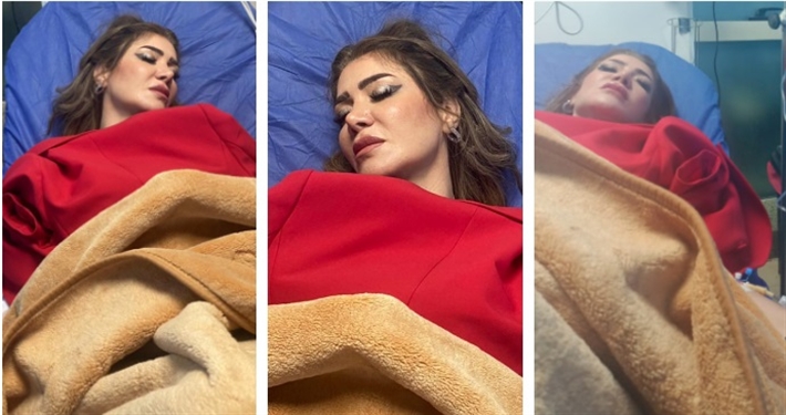 لقاء سويدان في المستشفى