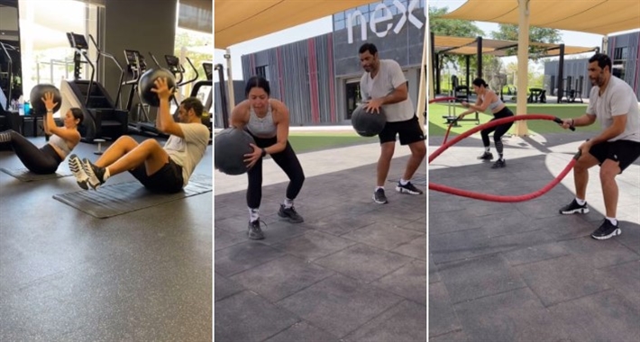 لقاء الخميسي ومحمد عبد المنصف
