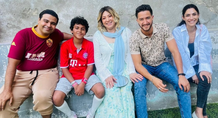 أحمد مالك وهدى المفتي وانتصار وإسلام إبراهيم ويوسف نجل هاجر الشرنوبي