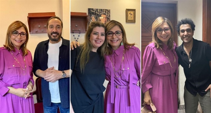 لميس الحديدي وعلي الحجار ورانيا فريد شوقي وميدو عادل