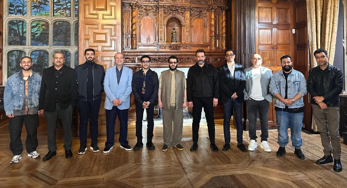 تركي آل الشيخ وعمرو أديب وكريم عبد العزيز ومروان حامد وأحمد حلمي وهشام نزيه ونجوم