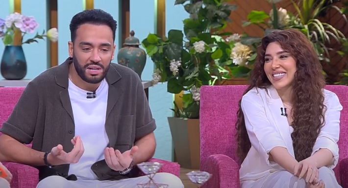 رامي جمال وزوجته ناريمان