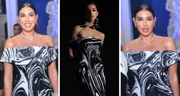 ياسمين صبري وفستانها