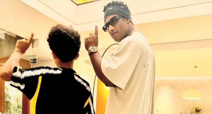 نجل زينة مع محمد رمضان