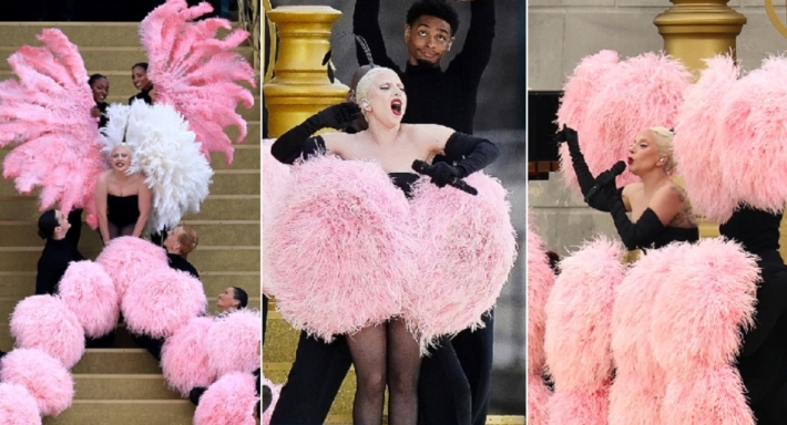 ليدي جاجا في حفل أولمبياد باريس 2024