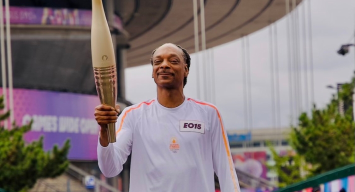 سنوب دوج في افتتاح دورة الألعاب الأولمبية باريس 2024