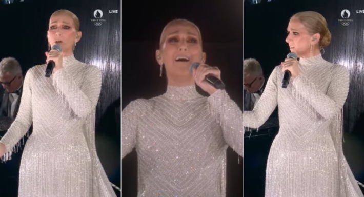 سيلين ديون في افتتاح أولمبياد باريس 2024