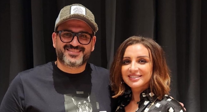 أنغام وأكرم حسني