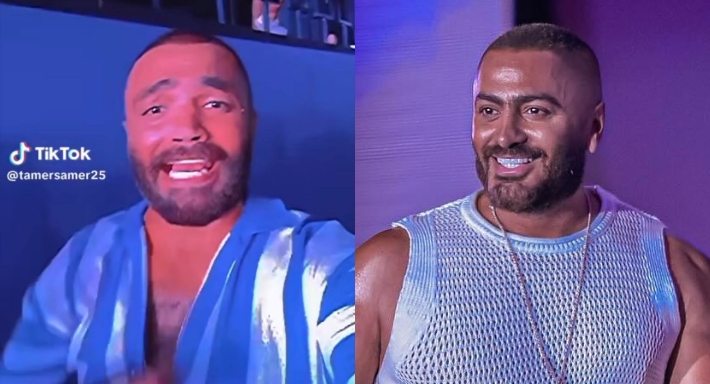 تامر حسني وشبيهه