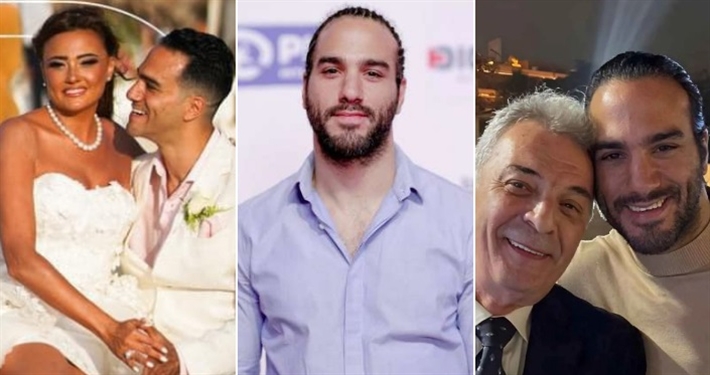 خالد مع محمود حميدة وبشرى