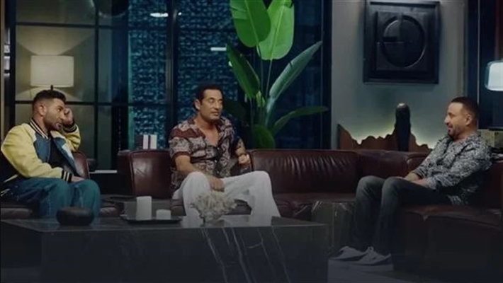 أحمد السقا مع عمرو سعد وأحمد سعد