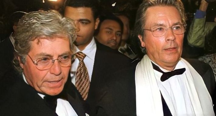 آلان ديلون وحسين فهمي