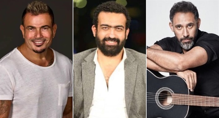 عمرو مصطفى وماندو العدل وعمرو دياب