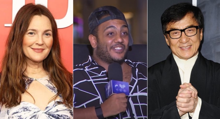 أوس أوس وجاكي شان ودرو باريمور