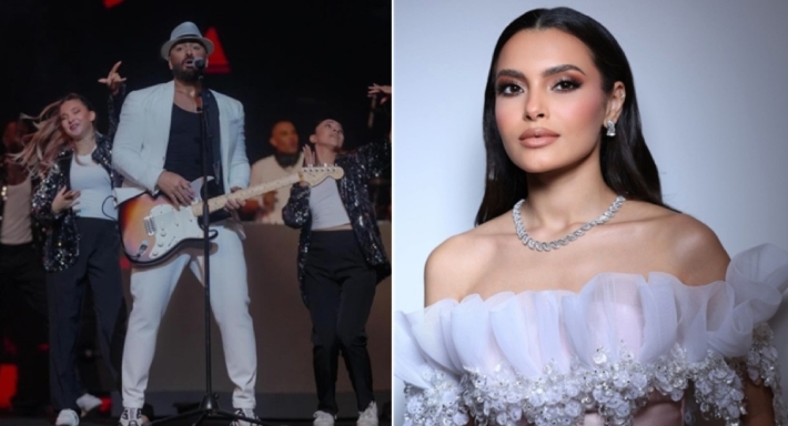 كارمن سليمان وتامر حسني