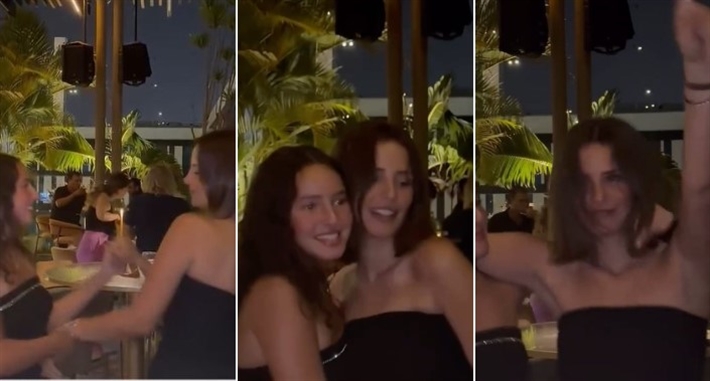 إيمان العاصي وابنتها