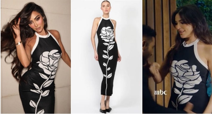 نادين نسيب نجيم ونور الغندور بنفس الفستان