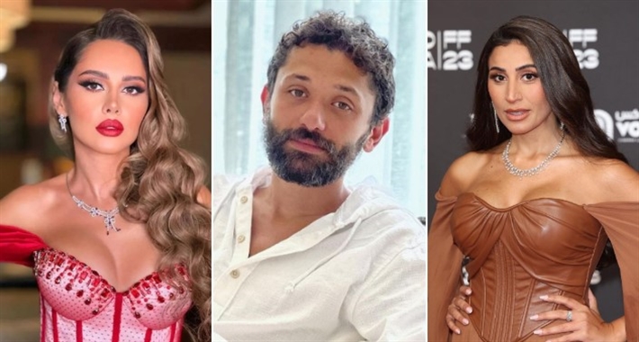 كريم محمود عبد العزيز دينا الشربيني وياسمين رئيس