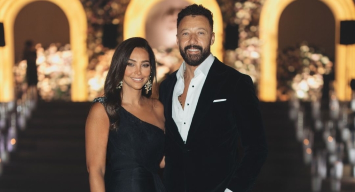 أحمد فهمي وزوجته أميرة فراج