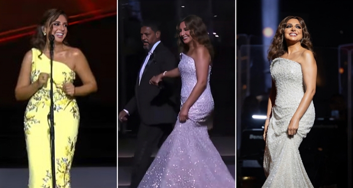 أنغام تتألأق في حفل جدة