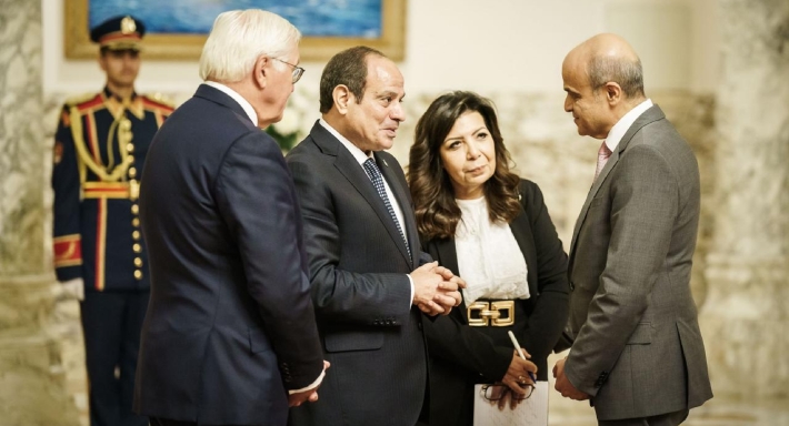 الرئيس الألماني يكرم الموسيقار باسم درويش بحضور الرئيس السيسي