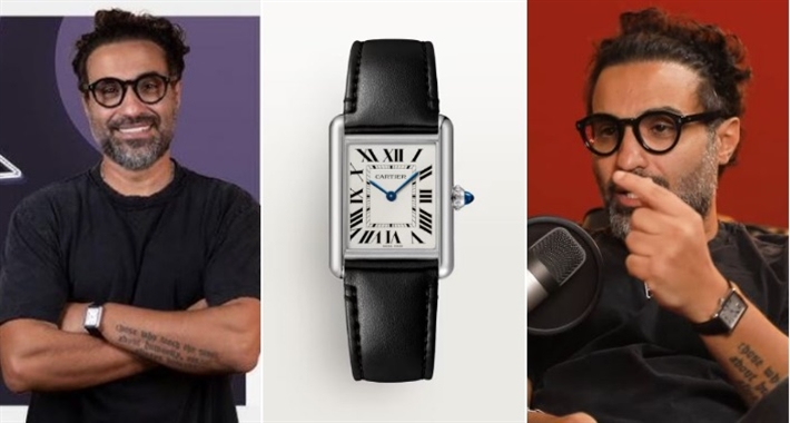 أحمد فهمي وساعته