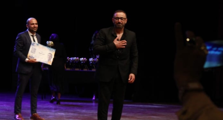 تكريم أحمد السقا في ختام مهرجان الإسكندرية المسرحي