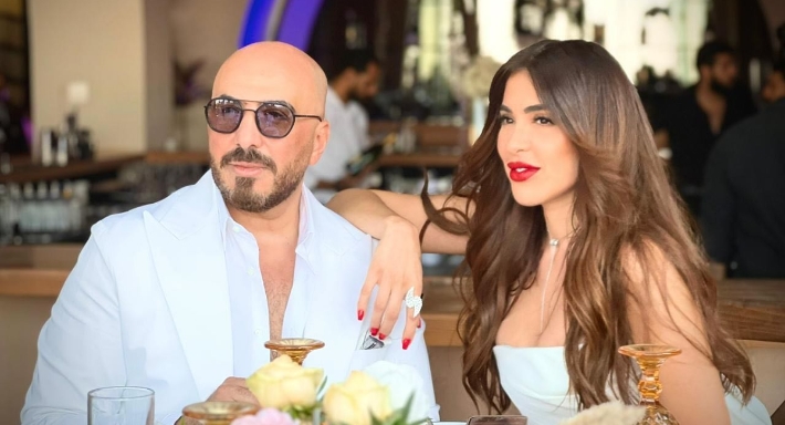 مجدي الهواري ودنيا عبد المعبود