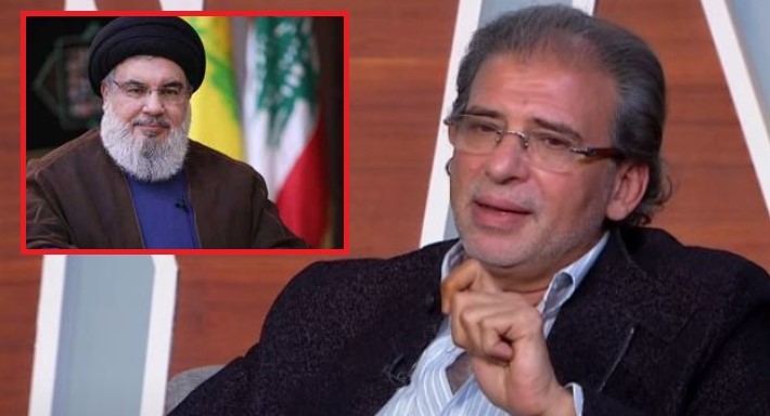 خالد يوسف وحسن نصر الله