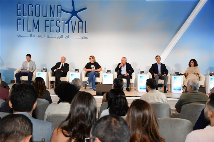 المؤمر الصحفي لإطلاق الدورة السابعة من مهرجان الجونة السينمائي
