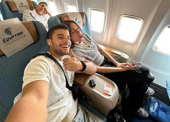 الصورة التي أثارت الجدل لآية وياسر مع شيبه