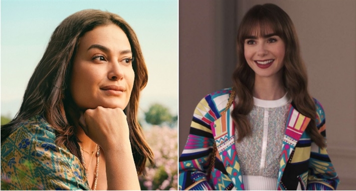 ليلي كولينز وهند صبري