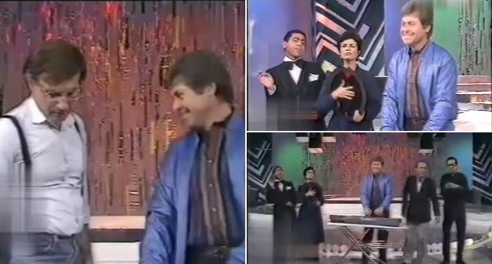 حسين فهمي وعزت أبو عوف