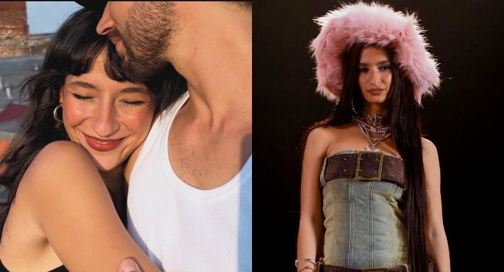 أميرة أديب في صورة رومانسية مع رجل مجهول