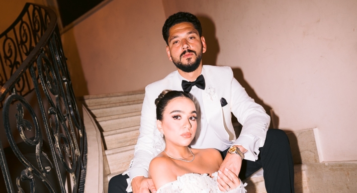 محمود شاهين وزوجته