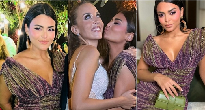 أسماء جلال في حفل زفاف مريم الخشت