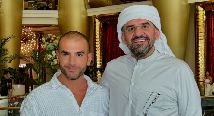 حسين الجسمي والمدون الإسرائيلي