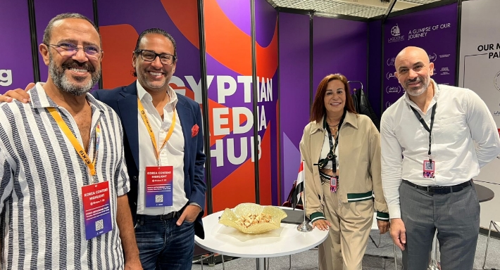 شاهيناز العقاد وأشرف عبد الباقي في مبادرة Egyptian Media Hub