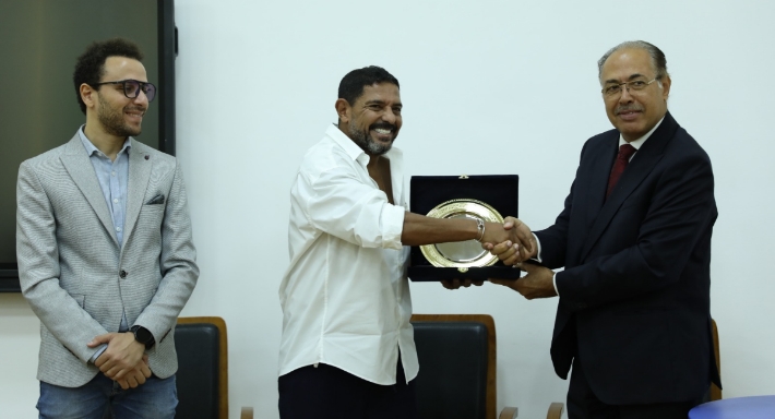 تكريم الموسيقار هاني فرحات في الجامعة البريطانية 