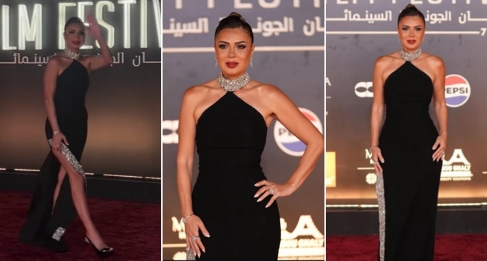 نجلاء بدر في حفل افتتاح مهرجان الجونة