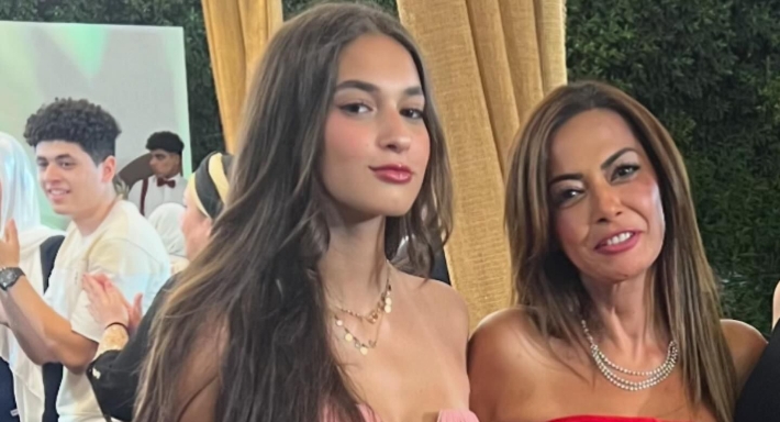 داليا مصطفى وابنتها سلمى 