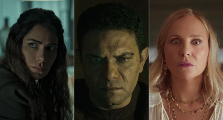 آسر ياسين وشيرين رضا وصبا مبارك